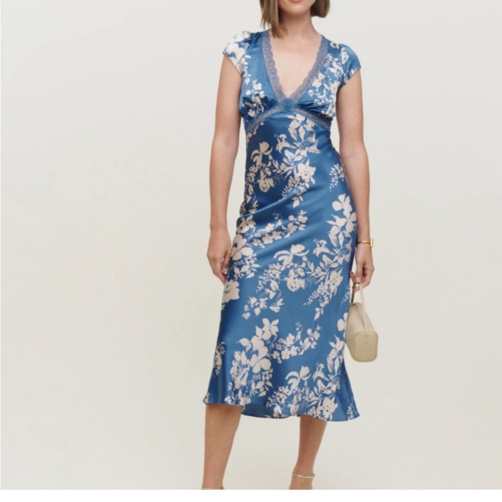 NWOT Reformation Coven Silk Dress